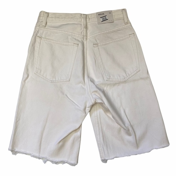 Agolde 90s Pinch Waist High Waist Longline Shorts - Picture 6 of 11